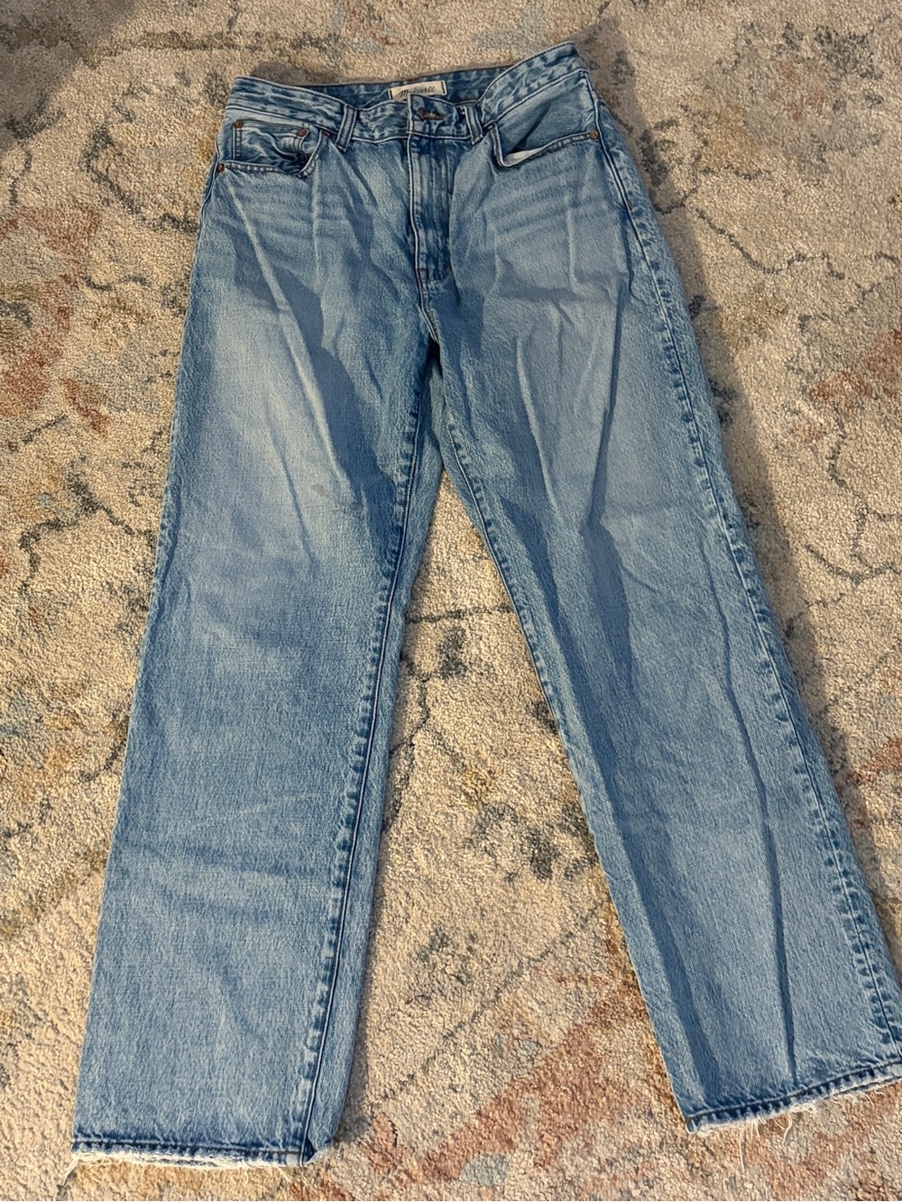 Madewell Light Blue Straight-Leg Jeans